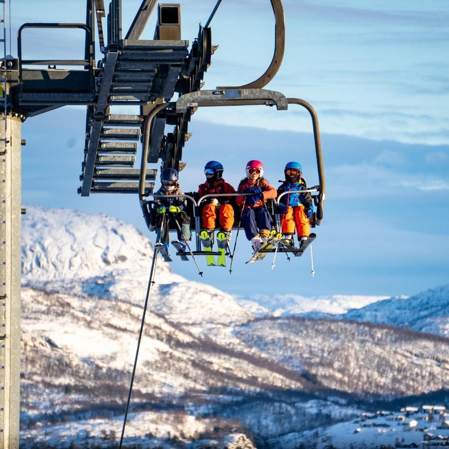 ホテル Sirdal Fjellpark Tjorhom エクステリア 写真