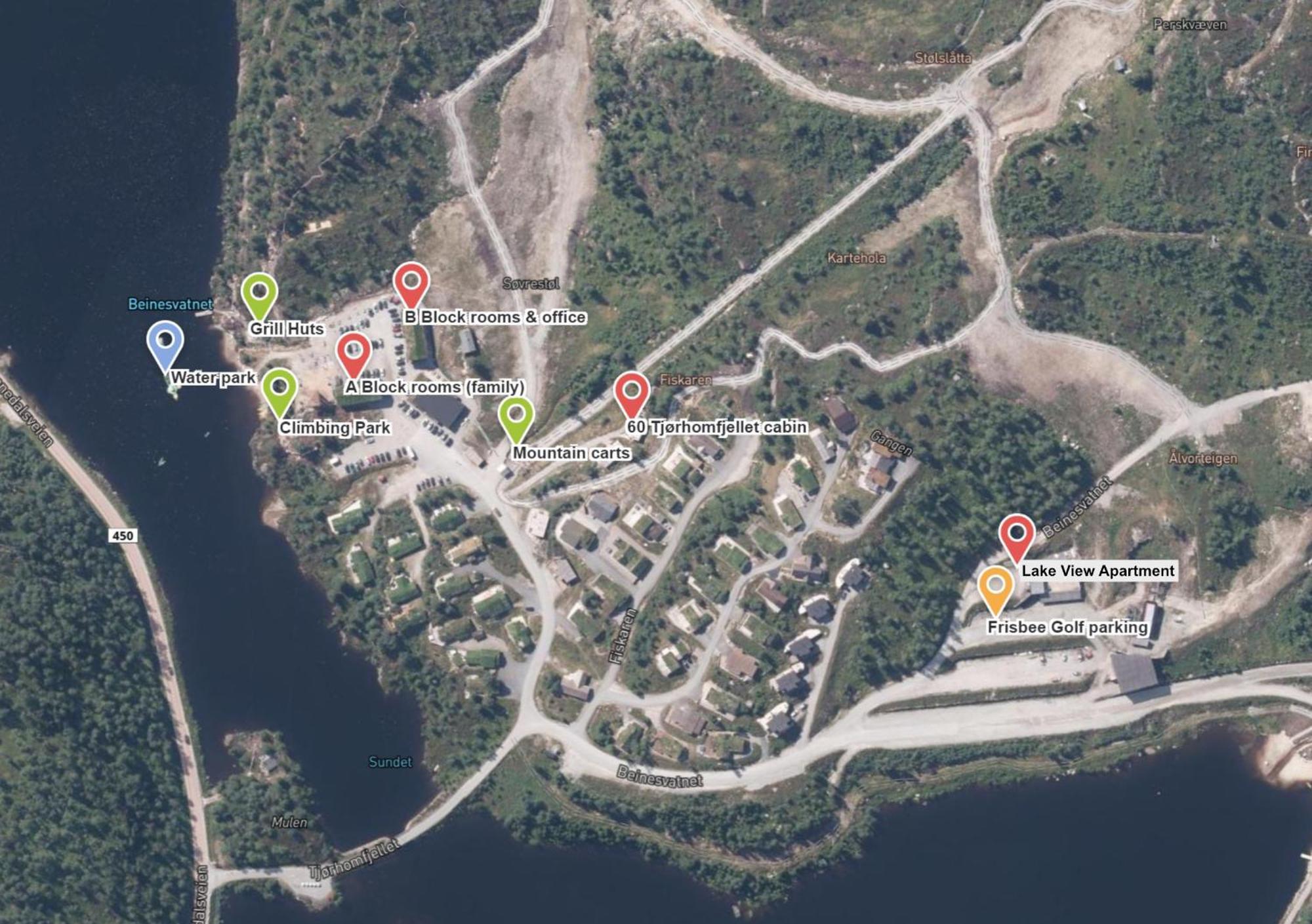 ホテル Sirdal Fjellpark Tjorhom エクステリア 写真