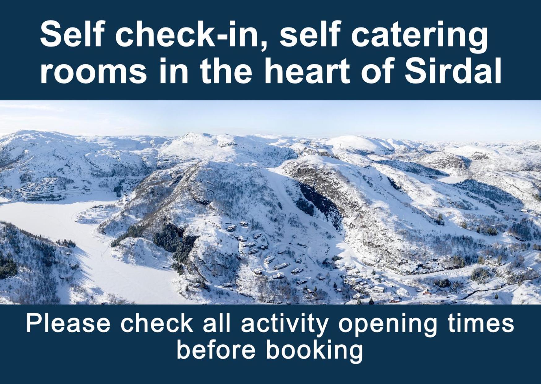 ホテル Sirdal Fjellpark Tjorhom エクステリア 写真
