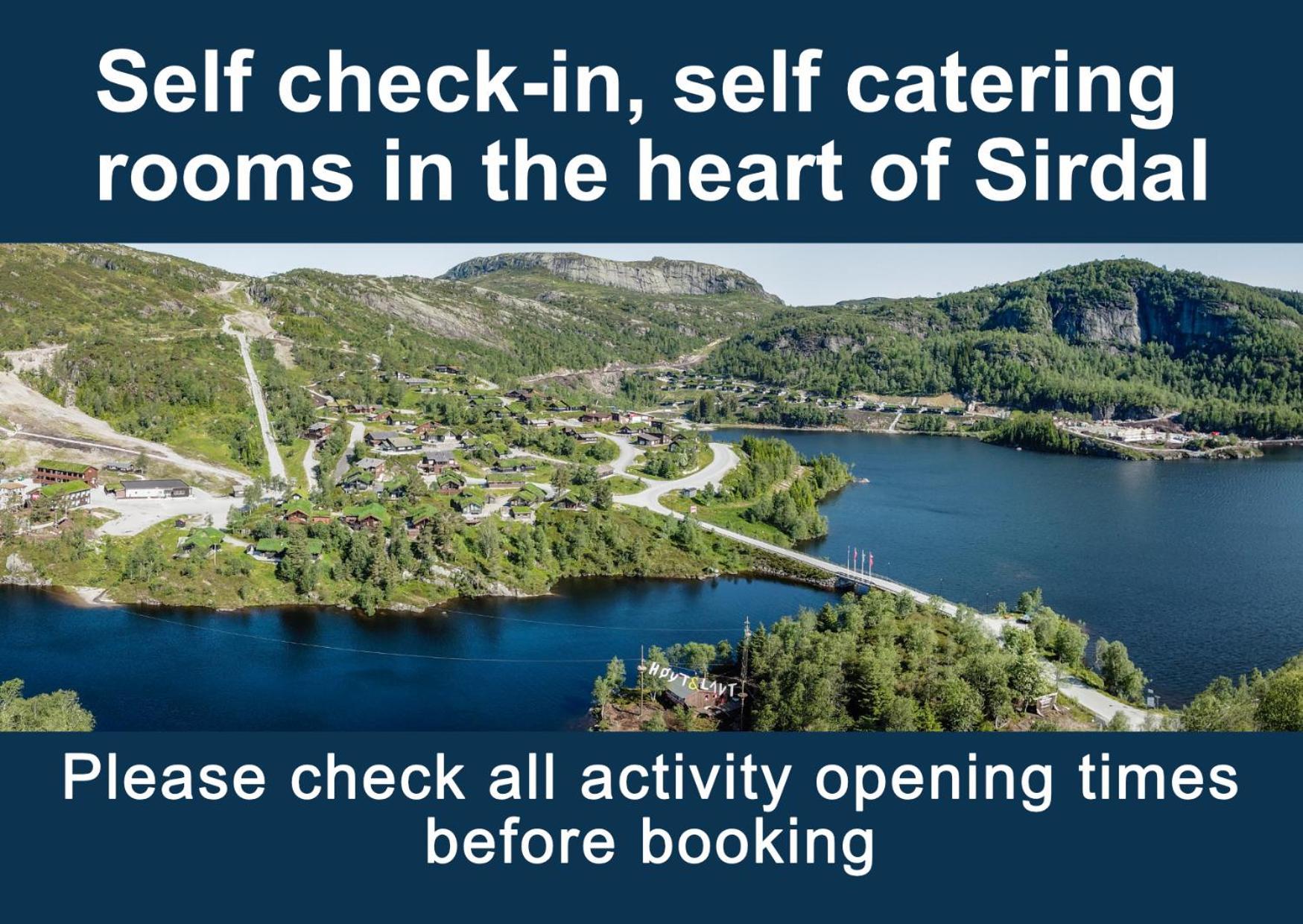 ホテル Sirdal Fjellpark Tjorhom エクステリア 写真